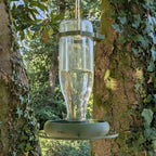 Abreuvoir à oiseaux pour bouteille en verre de jus 1L T048 modèle "L'Atoll" La Buse Qui File