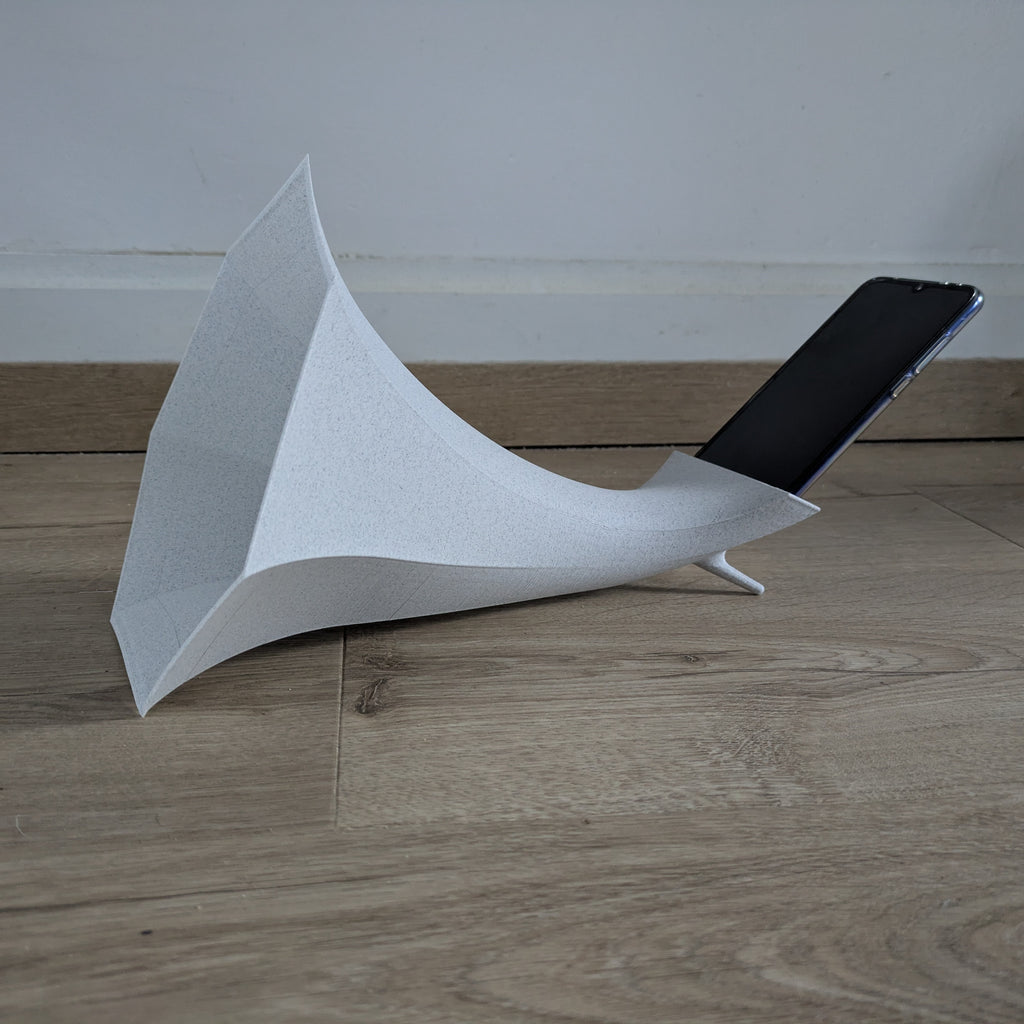 Amplificateur de son passif pour téléphone - Style Gramophone La Buse Qui File
