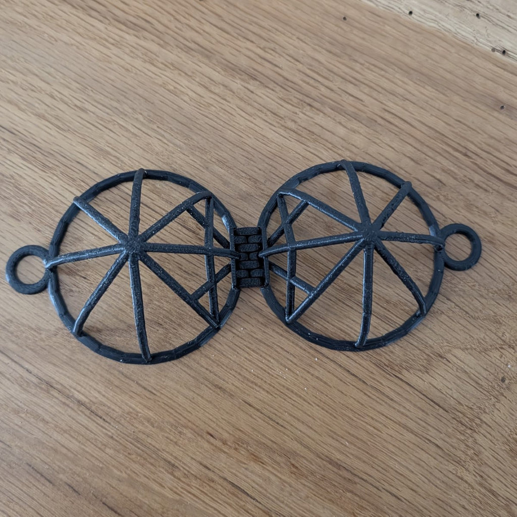 Support porte boule de graisse réutilisable modèle "La Cage"