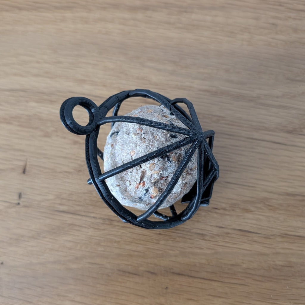 Support porte boule de graisse réutilisable modèle "La Cage"