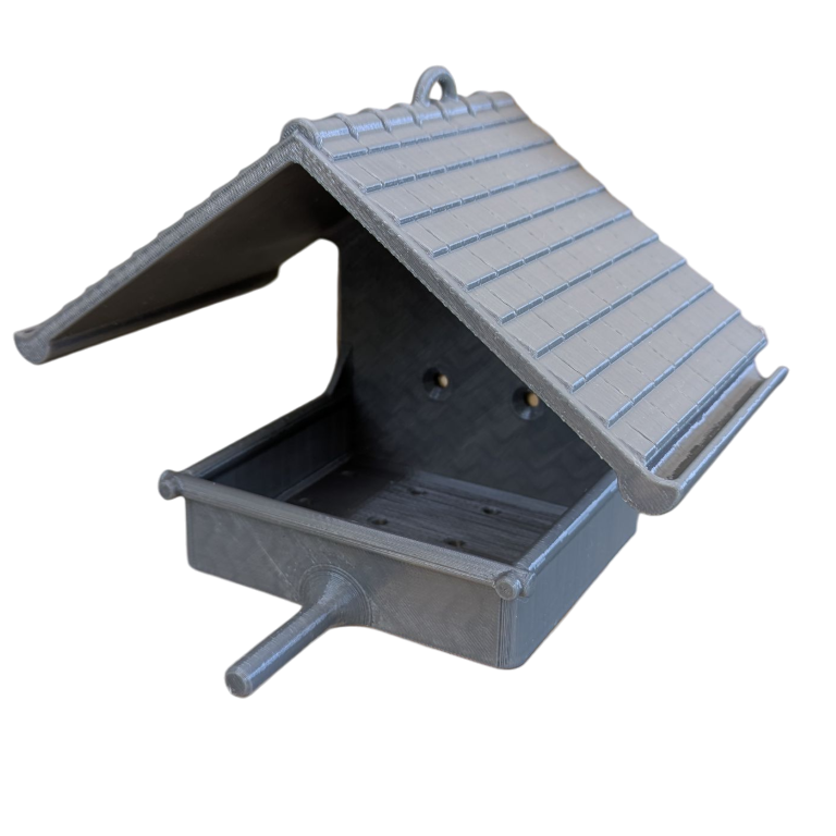 Mangeoire à oiseaux pour boule de graisse modèle maison La Buse Qui File