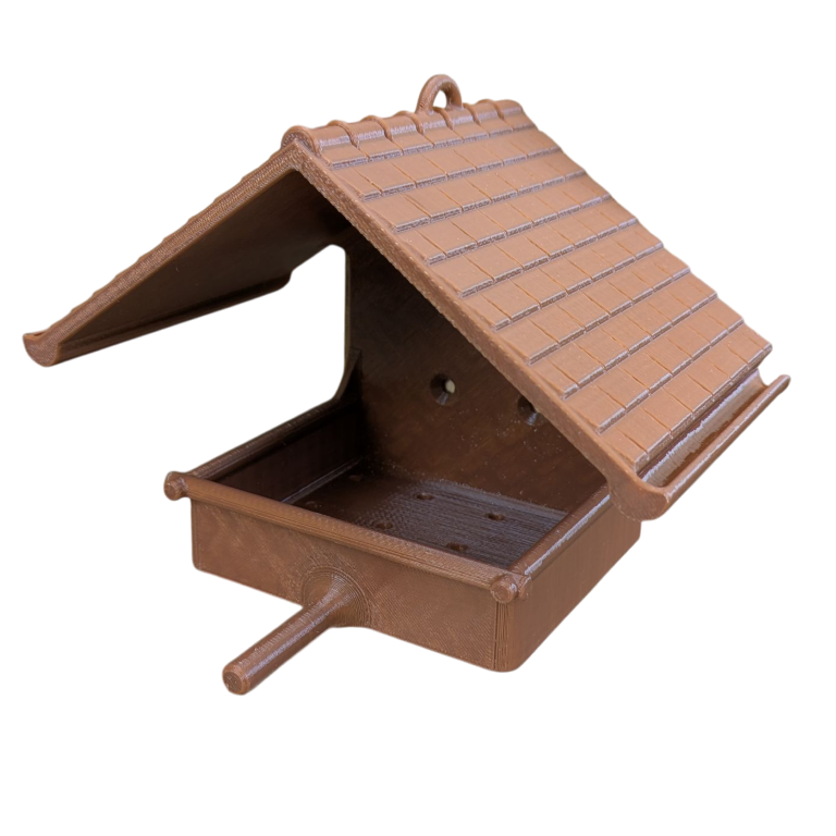 Mangeoire à oiseaux pour boule de graisse modèle maison La Buse Qui File