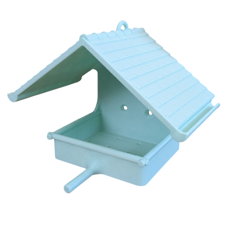 Mangeoire à oiseaux pour boule de graisse modèle maison La Buse Qui File