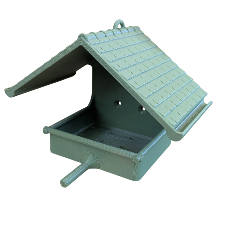Mangeoire à oiseaux pour boule de graisse modèle maison La Buse Qui File