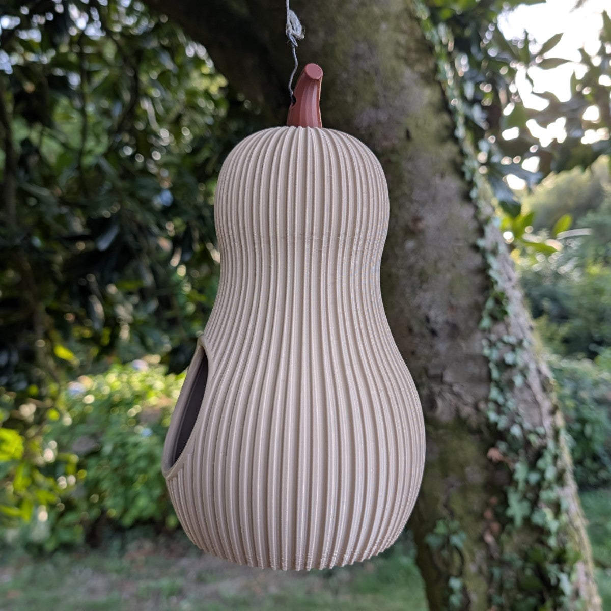 Mangeoire à oiseaux à suspendre design original - Le Butternut