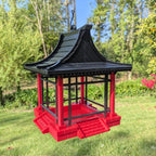 Mangeoire à oiseaux plateau modèle pagode Japonaise La Buse Qui File