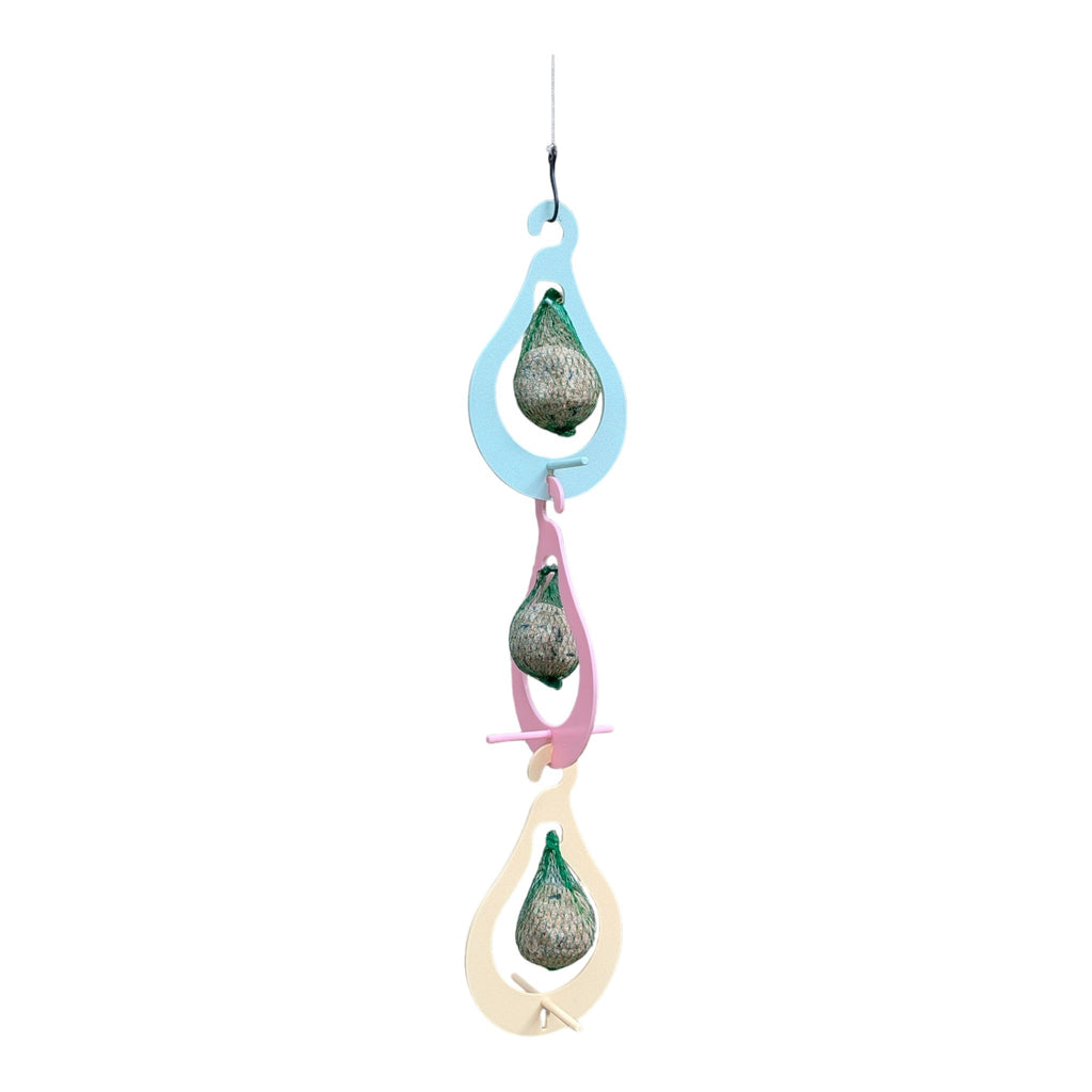 Mangeoire "La Poire" — Triple support pour boules de graisse suspendu