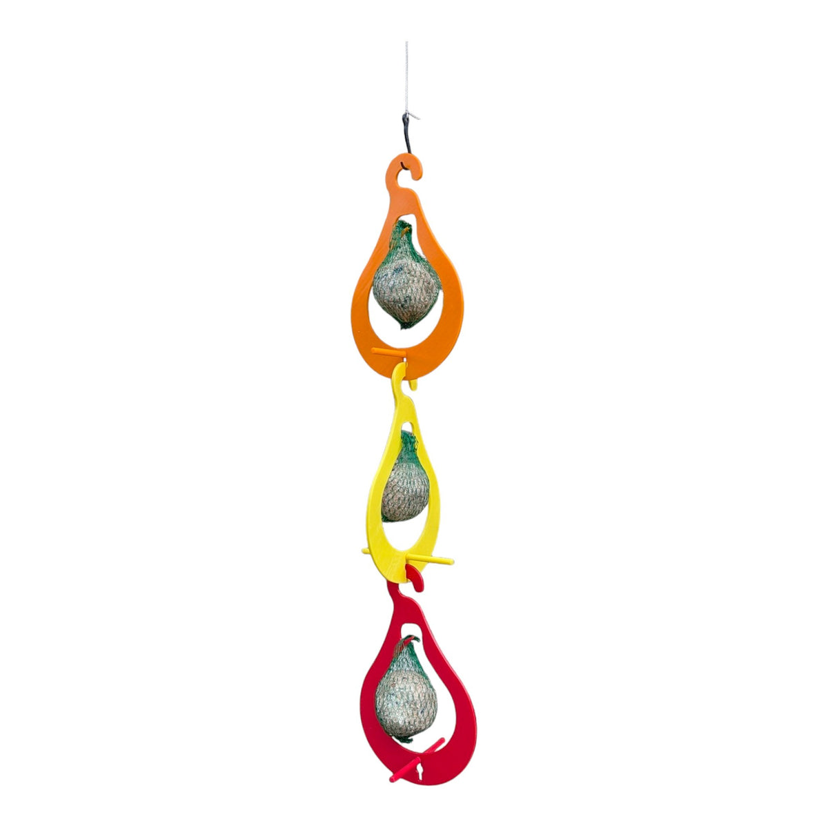 Mangeoire "La Poire" — Triple support pour boules de graisse suspendu