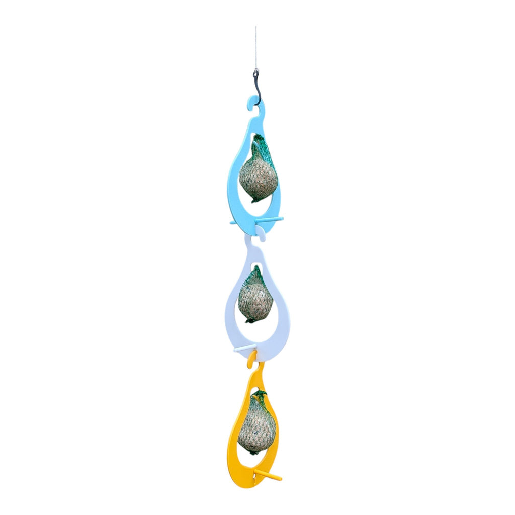 Mangeoire "La Poire" — Triple support pour boules de graisse suspendu