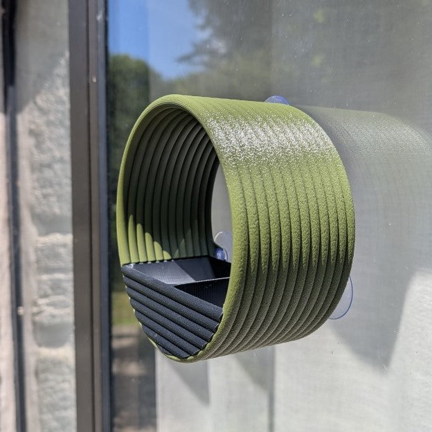 Mangeoire à oiseaux pour fenêtre modèle hublot La Buse Qui File