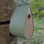 Nichoir à Oiseaux en plastique La Larme avec Sangle - Conforme LPO La Buse Qui File