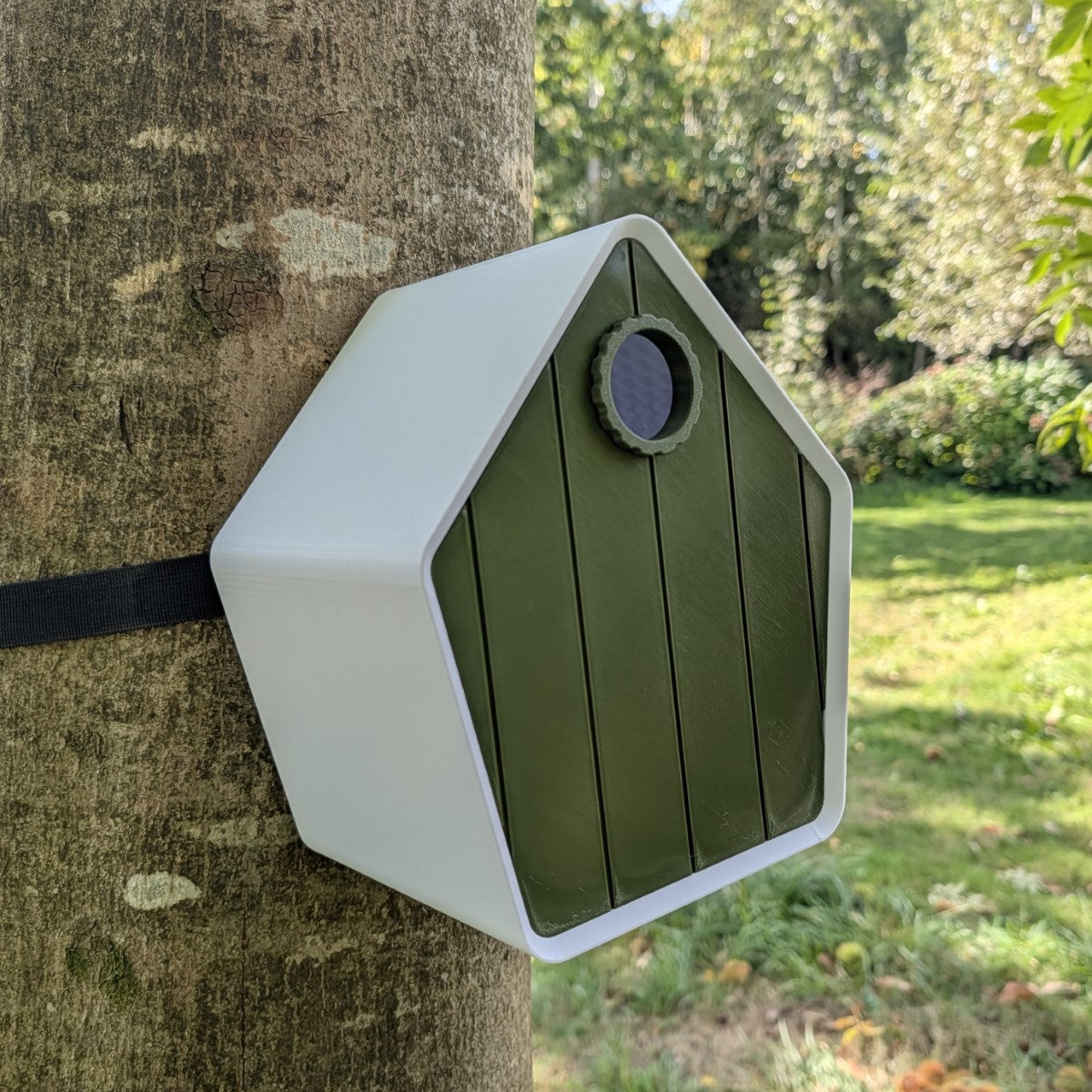 Nichoir à Oiseaux Le Pavillon avec Sangle - Conforme LPO La Buse Qui File