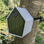 Nichoir à Oiseaux Le Pavillon avec Sangle - Conforme LPO La Buse Qui File