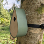 Nichoir à oiseaux fixation à sangle modèle "La Larme"