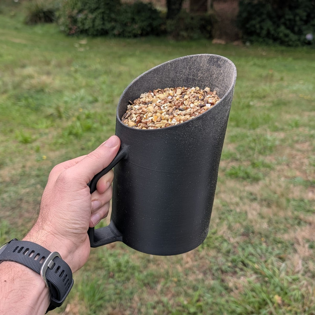 Pelle à grain robuste pour volaille et poules — 1,8L, 3,5L ou 5L