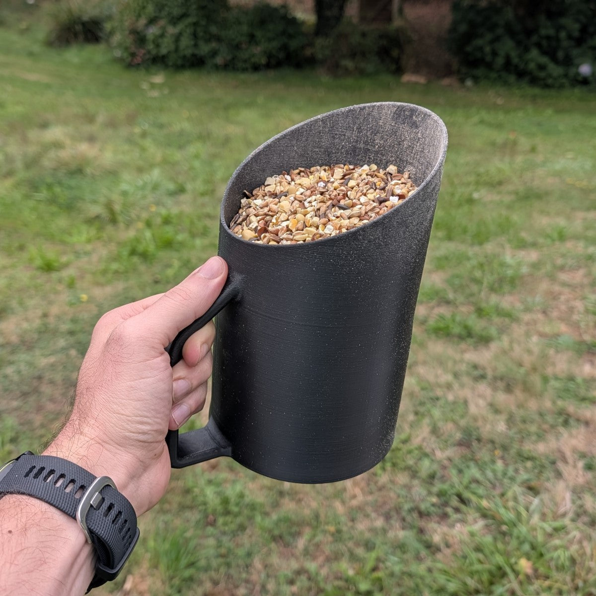 Pelle à grain robuste pour volaille et poules — 1,8L, 3,5L ou 5L